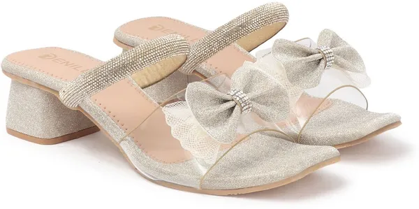 Gold_Synthetic_Heels_For_Women
