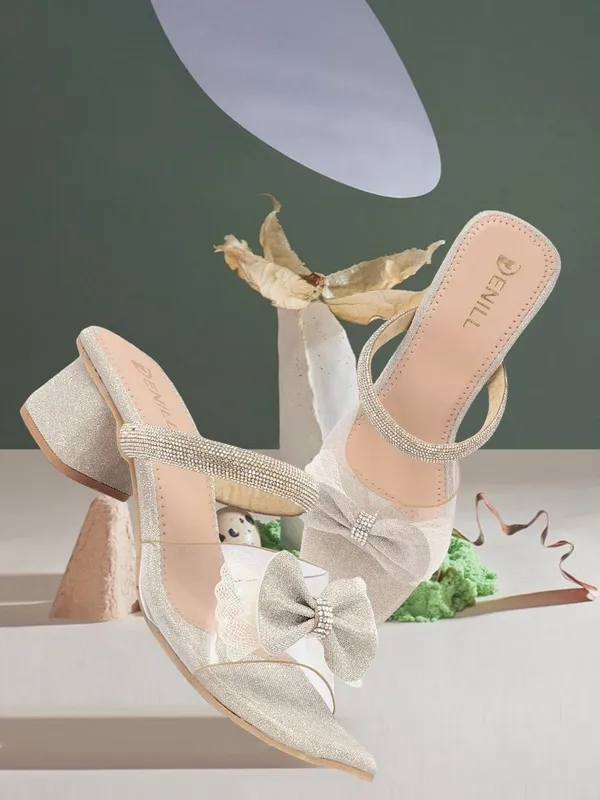 Gold_Synthetic_Heels_For_Women