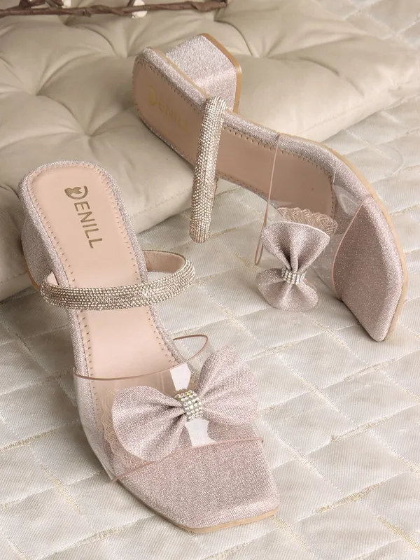 Pink_Synthetic_Heels_For_Women