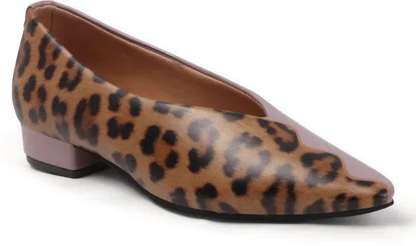 Pink_Synthetic_Leather_Flats_For_Women