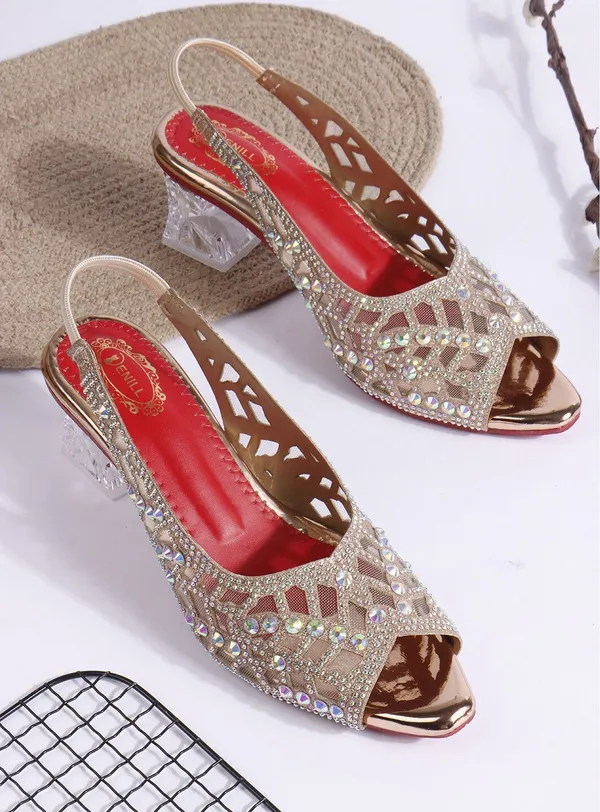 Copper_Synthetic_Heels_For_Women