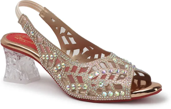 Copper_Synthetic_Heels_For_Women