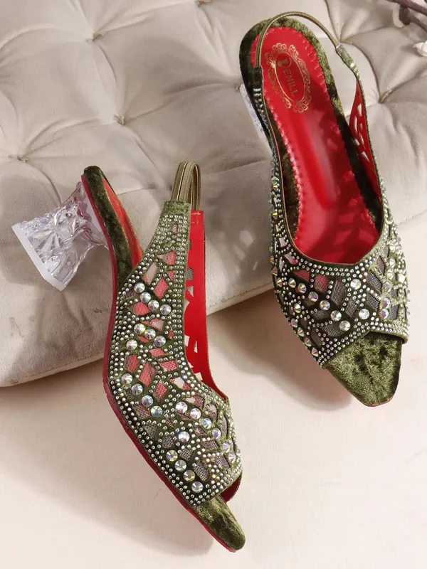Multicolor_Synthetic_Heels_For_Women