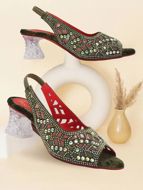 Multicolor_Synthetic_Heels_For_Women