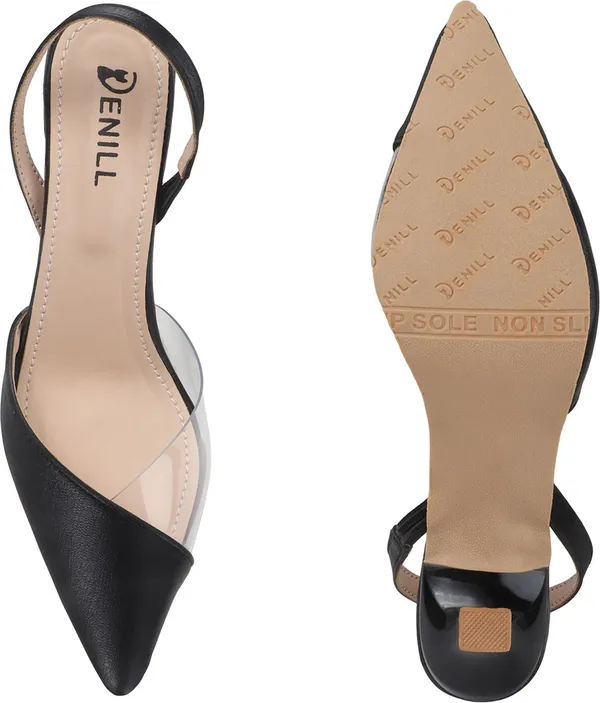Black_Synthetic_Leather_Heels_For_Women