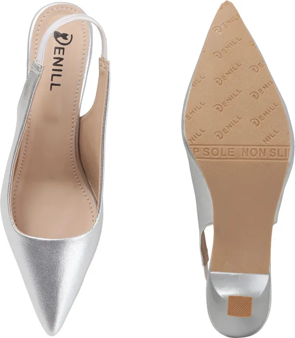 Silver_Synthetic_Leather_Heels_For_Women