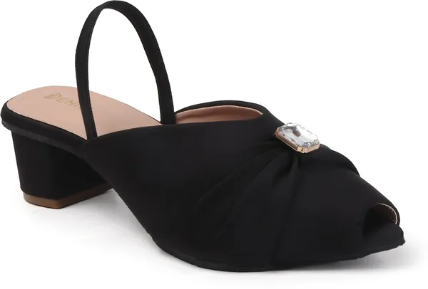 Black_Fabric_Heels_For_Women