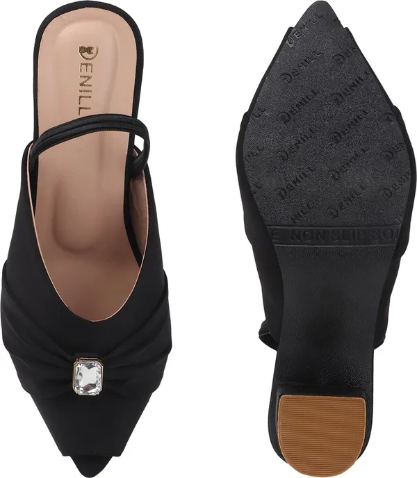 Black_Fabric_Heels_For_Women