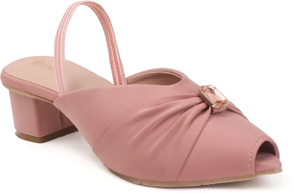Pink_Fabric_Heels_For_Women