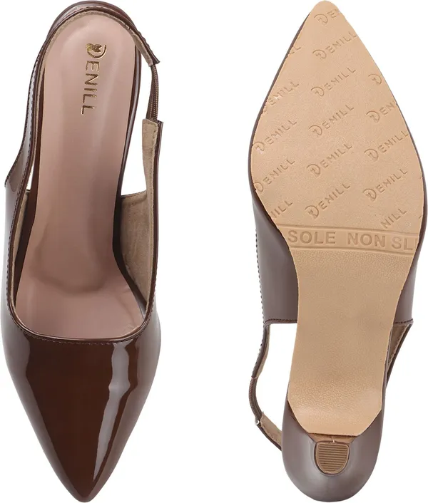Brown_Synthetic_Leather_Heels_For_Women