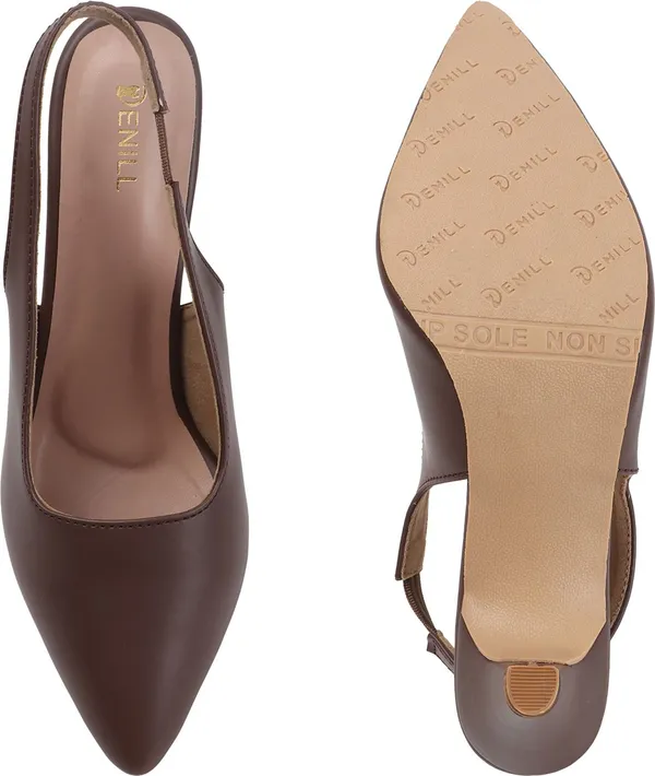 Brown_Synthetic_Leather_Heels_For_Women