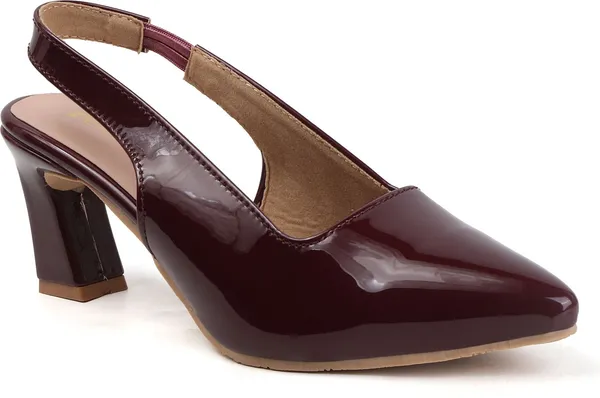 Maroon_Patent_Leather_Heels_For_Women