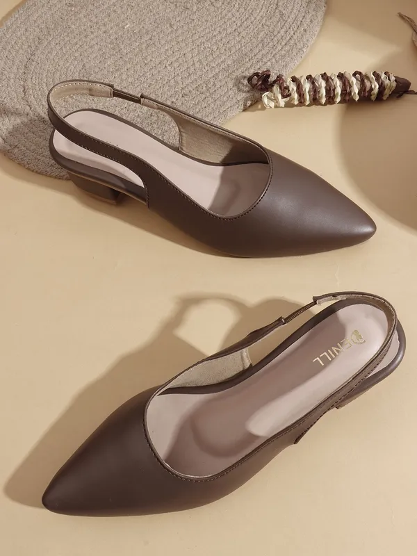 Brown_Synthetic_Leather_Heels_For_Women