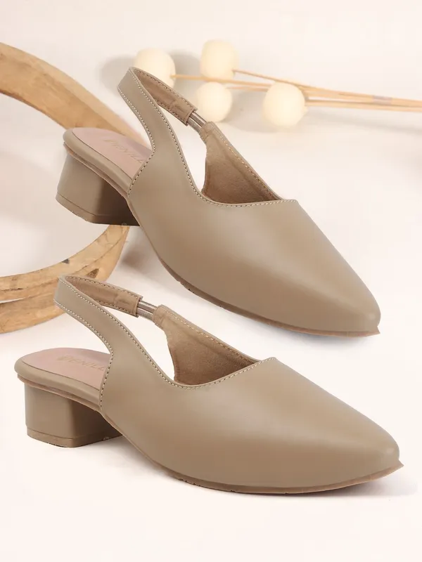 Beige_Synthetic_Leather_Heels_For_Women