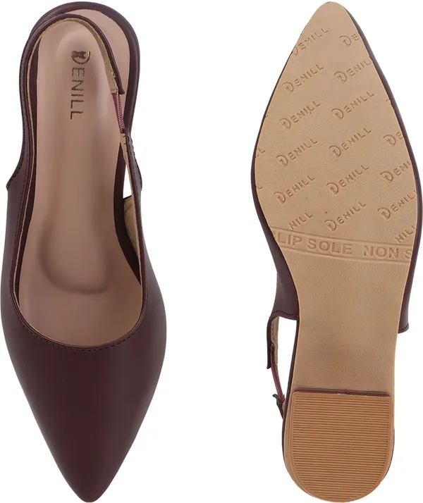 Maroon_Synthetic_Leather_Heels_For_Women