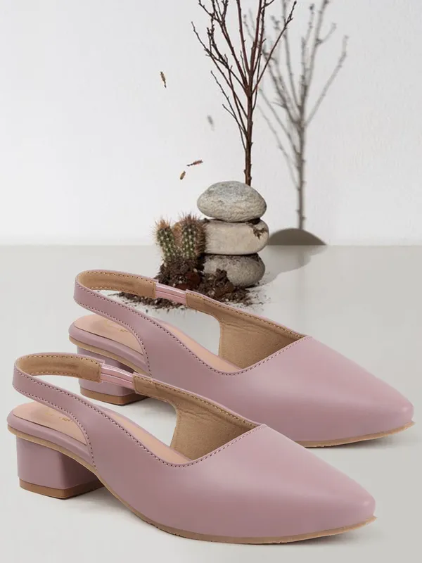 Maroon_Synthetic_Leather_Heels_For_Women