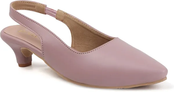 Maroon_Synthetic_Leather_Heels_For_Women