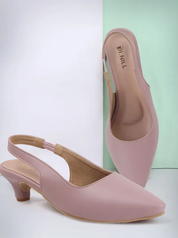Maroon_Synthetic_Leather_Heels_For_Women