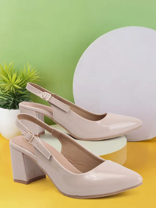 Beige_Patent_Leather_Heels_For_Women