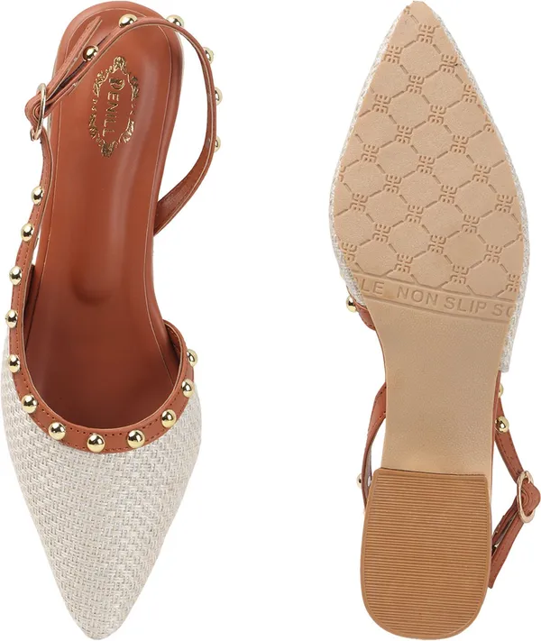 Beige_Synthetic_Heels_For_Women