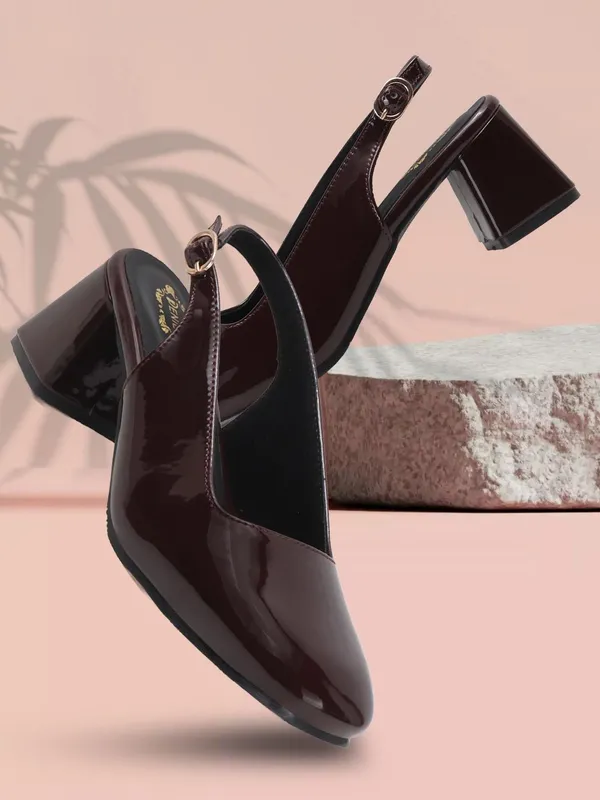 Maroon_Synthetic_Heels_For_Women