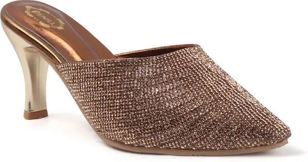 Copper_Synthetic_Heels_For_Women