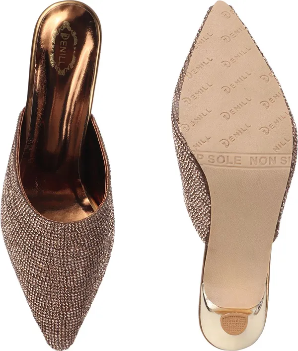 Copper_Synthetic_Heels_For_Women