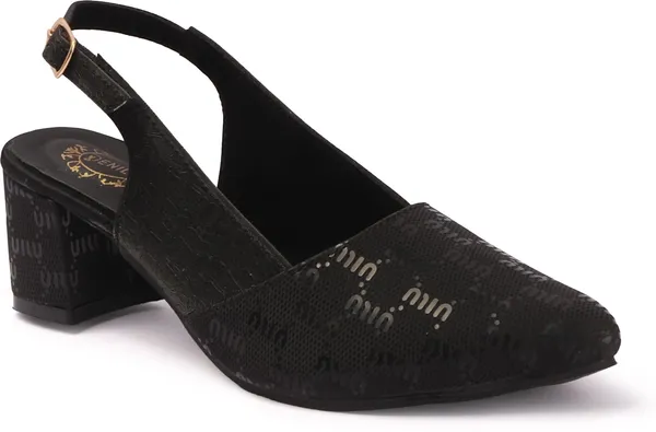 Black_Synthetic_Leather_Heels_For_Women