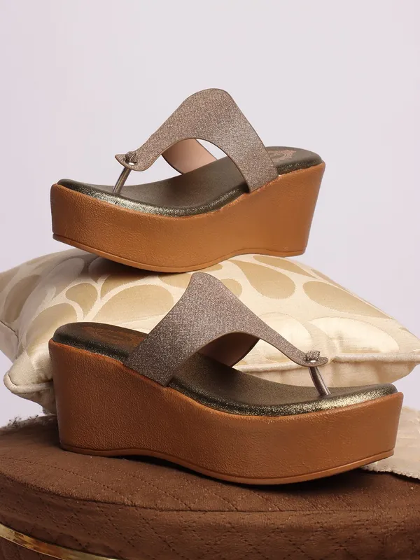 Copper_Synthetic_Heels_For_Women