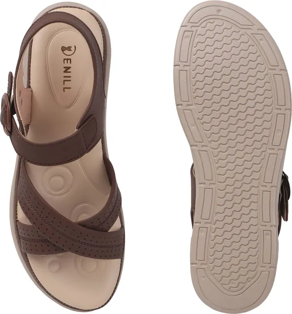 Brown_Synthetic_Leather_Flats_For_Women