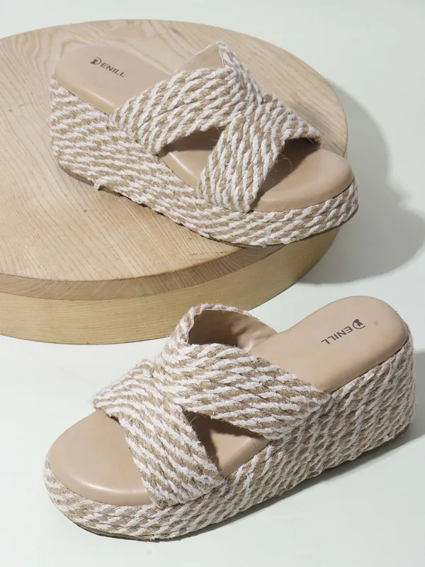 Beige_Fabric_Heels_For_Women