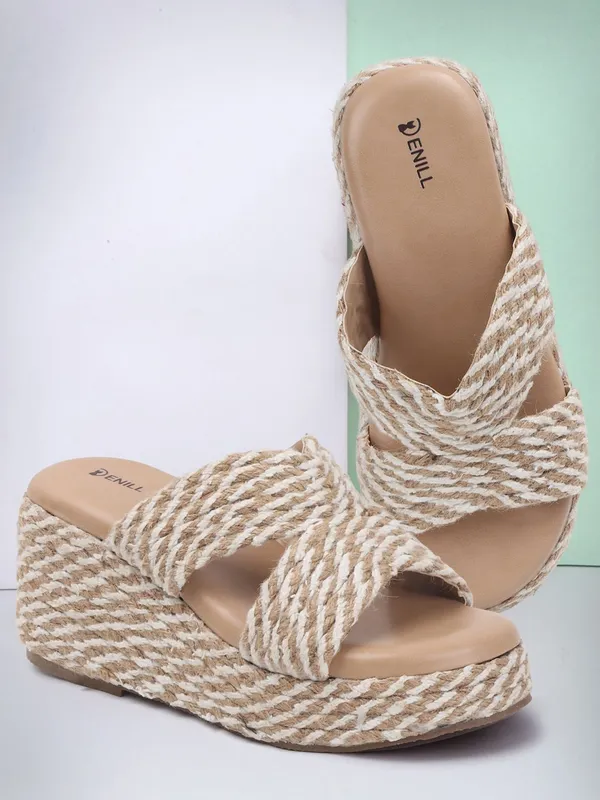 Beige_Fabric_Heels_For_Women