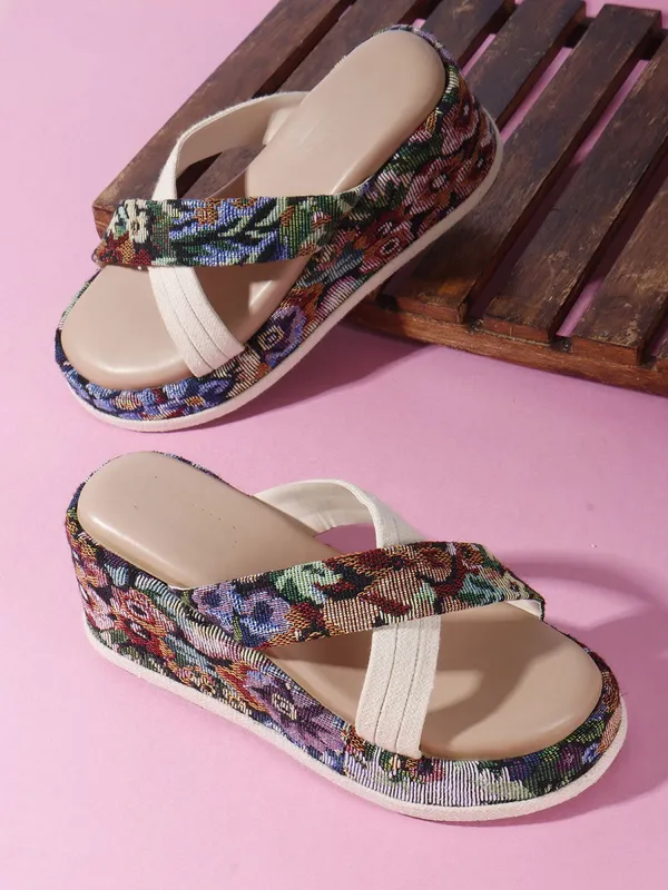Beige_Fabric_Heels_For_Women