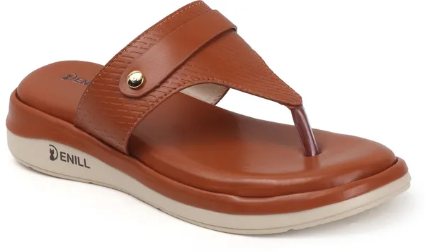 Tan_Synthetic_Leather_Heels_For_Women