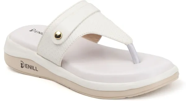 White_Synthetic_Leather_Heels_For_Women