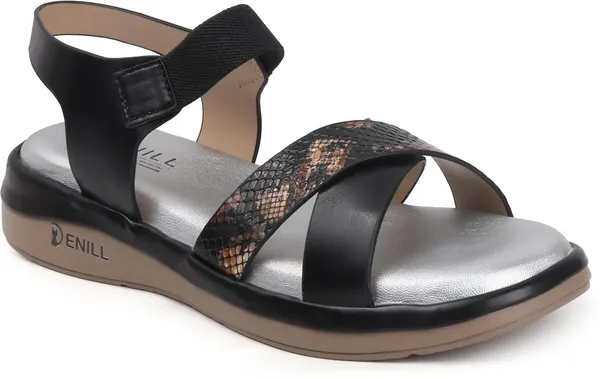 Black_Synthetic_Leather_Heels_For_Women