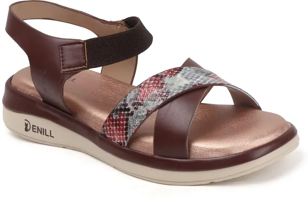 Brown_Synthetic_Leather_Heels_For_Women