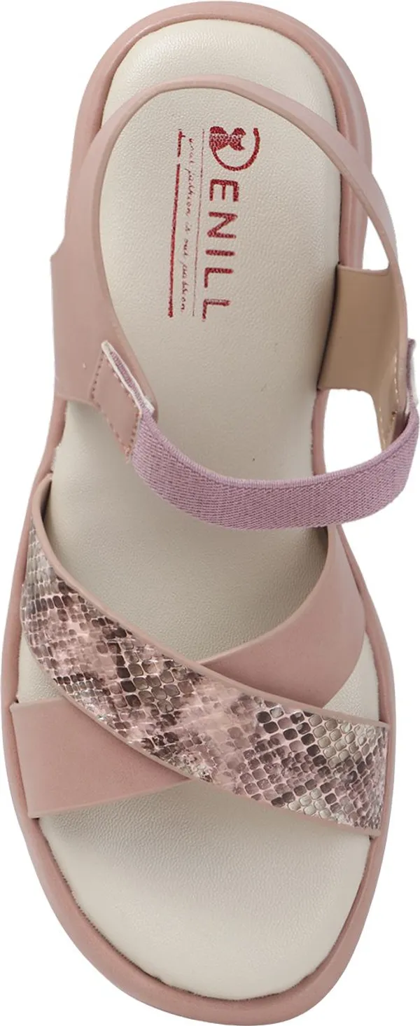 Pink_Synthetic_Leather_Wedges_For_Women