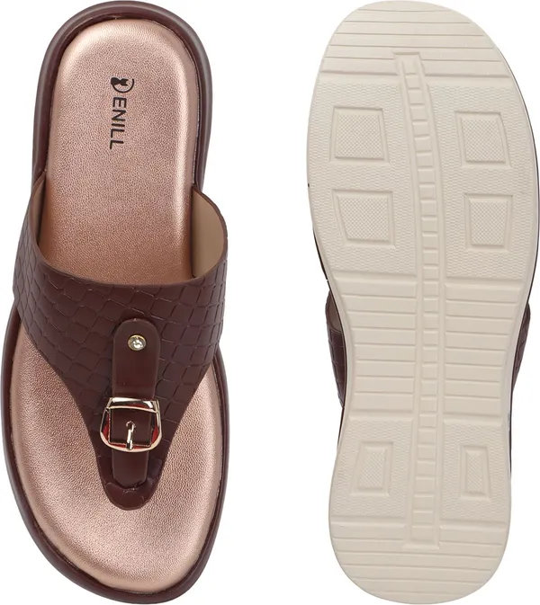 Brown_Synthetic_Leather_Heels_For_Women