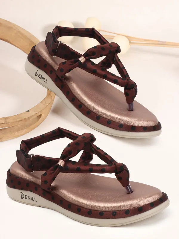 Brown_Synthetic_Leather_Heels_For_Women