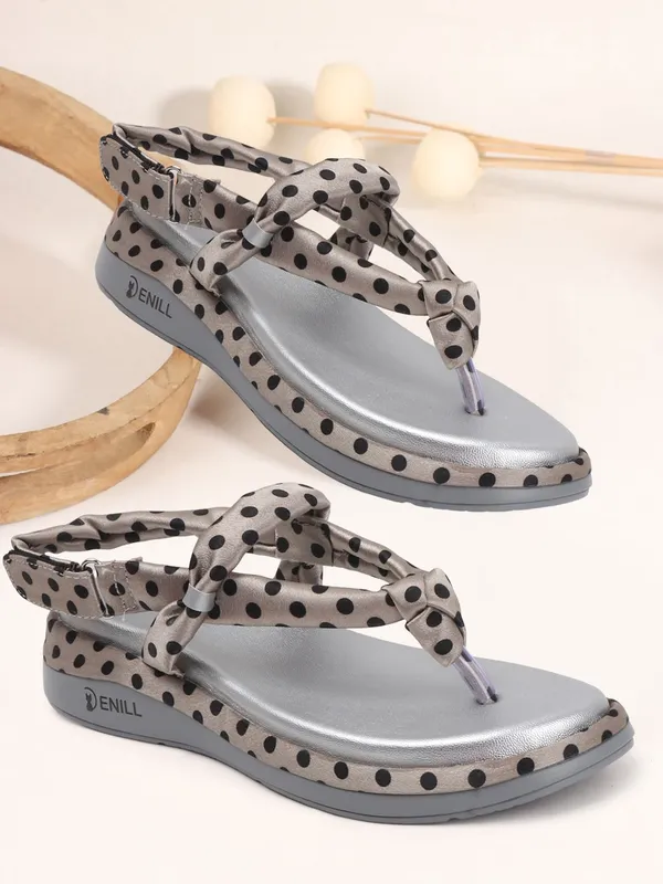 Grey_Synthetic_Leather_Heels_For_Women