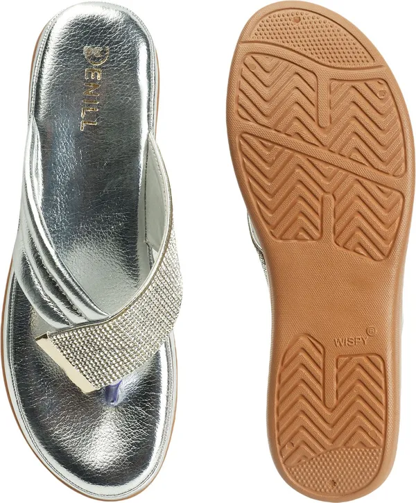 Silver_Synthetic_Leather_Heels_For_Women