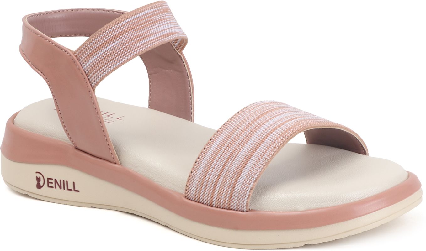 Pink_Synthetic_Leather_Wedges_For_Women