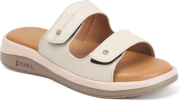 Beige_Synthetic_Leather_Wedges_For_Women