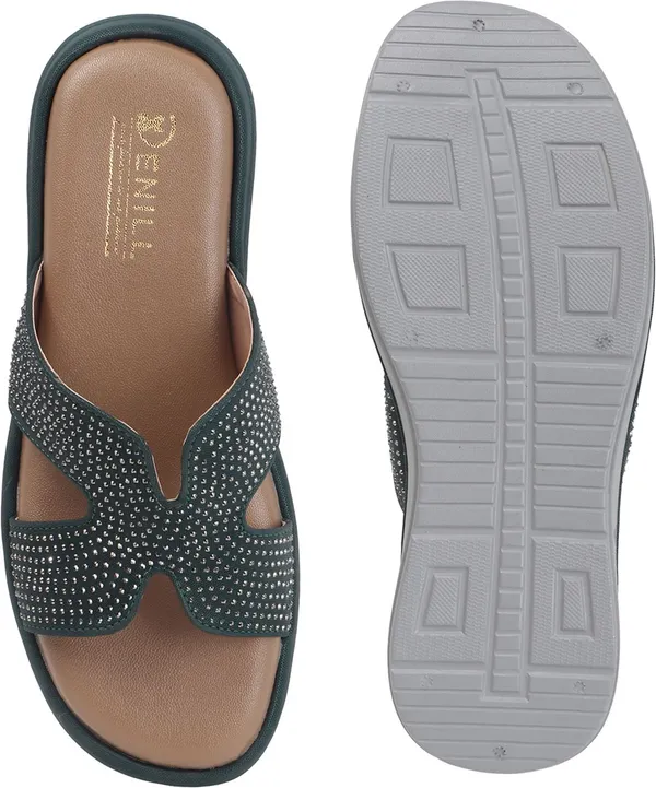 Green_Synthetic_Leather_Wedges_For_Women