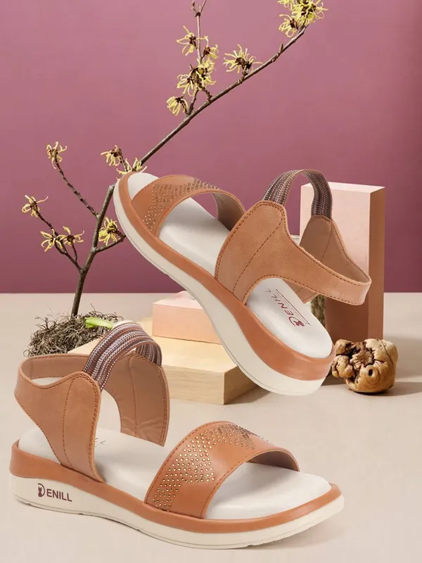 Tan_Synthetic_Leather_Wedges_For_Women