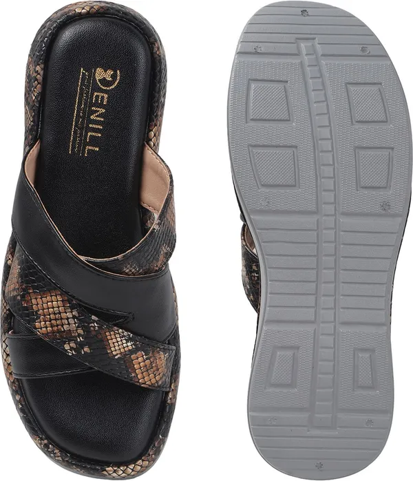 Black_Synthetic_Leather_Wedges_For_Women