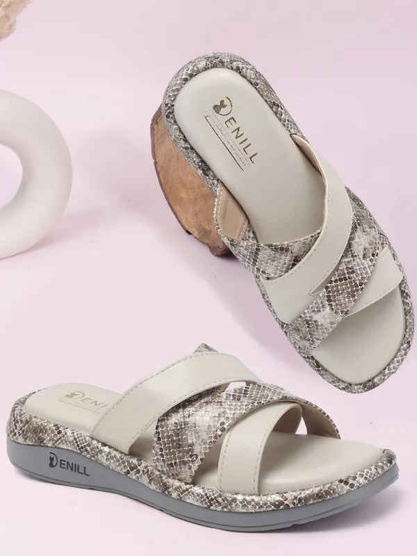 Beige_Synthetic_Leather_Wedges_For_Women