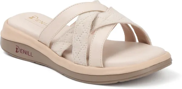Beige_Synthetic_Leather_Wedges_For_Women