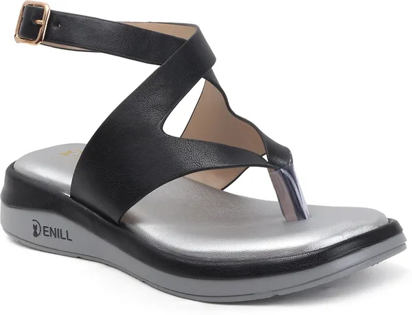 Black_Synthetic_Leather_Wedges_For_Women